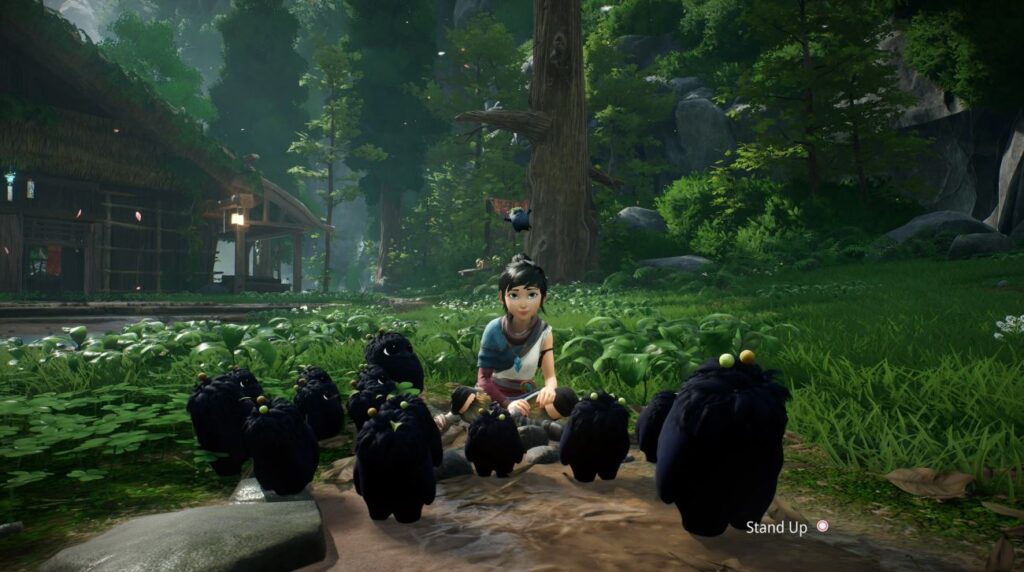 young spirit guide and transform the environment